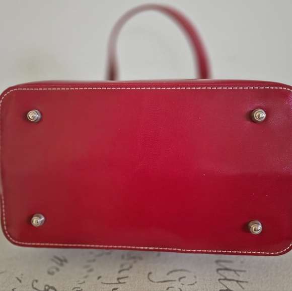 VINTAGE Kate Spade Purse & Wallet Army Green and Red - Picture 15 of 16